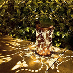 Butterfly Solar Lantern Outdoor Waterproof,Birthday Gifts for Women Mom,Solar Garden Decor,Metal Hanging Decorative Lights for Outside,Yard,Patio,Porch,Christmas,Thanksgiving