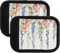 Qilmy Water Painting Wildflowers Luggage Handle Wrap 2Pack Luggage Identifiers Tag Comfort Handle Grips Cover for Stroller Suitcase Bag Airplane Travel Accessories800