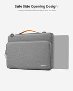 tomtoc 360 Protective Laptop Shoulder Bag for 15-inch 2025 MacBook Air M4/A3241, M3/A3114, M2/A2941, 15 Inch Dell XPS,15-in Microsoft Surface Laptop 7/6/5, Water-Resistant Laptop Accessory Sleeve Case