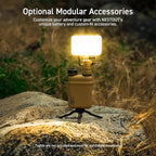 NESTOUT Rugged Power Bank, 15000mAh Outdoor Charger, 32W USB C Fast Charging PD, Waterproof IP67, Heavy Duty Shockproof, Tactical Battery Pack for iPhone Tablet Hiking Camping Survival (Black)