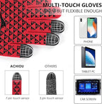 Achiou Winter Gloves, Glove for Men Women, Upgraded Touch Screen Texting Warm Running with Thermal Soft Knit Lining
