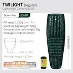 AEGISMAX WIND HARD Twilight 0 Degree 800FP Down Sleeping Bag Ultralight Outdoor Camping Hiking Sleeping Bag for Men & Women