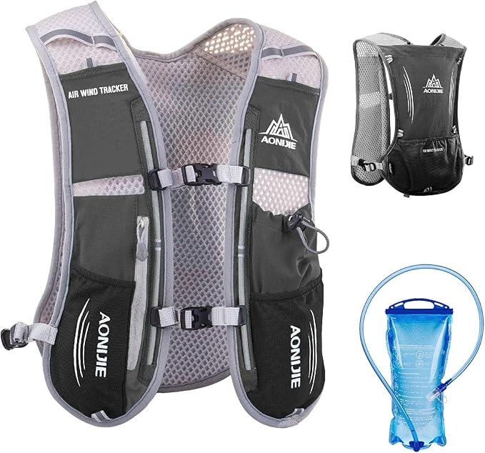 YAPJEB Hydration Vest - 5L Running Water Backpack for Trail, Marathon, Cycling, Hiking - Outdoors Pack