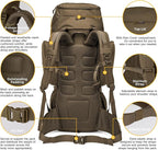 Mardingtop 60L Military Internal Frame Backpack for Hiking,Camping,Hunting,Rucksack Backpack with Rain Cover