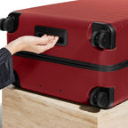 Away Large Checked Luggage, 29 Inch Hardside Suitcase with Spinner Wheels, Lightweight & Durable, TSA Lock, Tango Red
