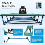 MARCHWAY Ultralight Folding Tent Camping Cot Bed, Portable Compact for Outdoor Travel, Base Camp, Hiking, Mountaineering, Lightweight Backpacking (Green)