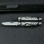 16-in-1 Compact Multitool, Full-Size, Multi Tool for DIY, High-Grip Black Handle - EDC/Hiking/Garden Essential/Outdoors