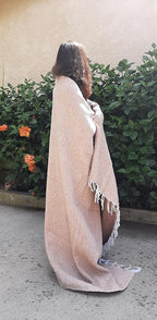 Open Road Goods Solid Color Mexican Yoga Blanket – Large Handwoven Throw for Yoga, Beach, Camping or Home – Soft and Durable Cotton Blend