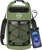 STOVER 5/10/25/30/40/55L Waterproof Backpack- Floating Dry Bag for Kayaking, Travel, Beach, Hiking, & Camping, Men/Women