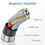 2PACK for iPhone Charger 10FT,Long Lightning Charging Cable,for Apple Certified Cord for iPhone 14/13/12/11 Pro/X/Xs Max/XR/8 Plus/7/6s/SE/5c/5s,for iPad Air/Mini USB Charge 10Foot
