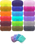 Eye Mask Sleep Masks Pack of 36 PorsMing Sleeping Mask Blindfold Eye Cover Team Building Games Party with Nose Pad and Adjustable Strap for Women Men Kids 4 Layers Colors (18 Color 36 Pieces)