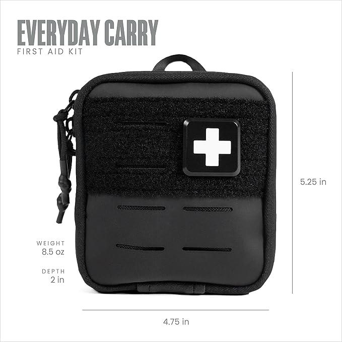My Medic - Everyday Carry Pro Kit - Black, Life Saving, Portable Trauma Kit