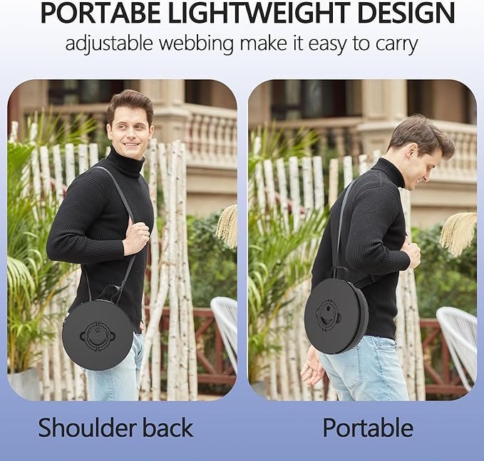 ALEVMOOM XXL Telescoping Stool with Cushion,Taller 19.7"Wider 11.8" Collapsible Chair More Sturdy Capacity 1000Ib,Portable Camping Adjustable Stool for Garden Fishing Hiking Mountain BBQ (Large Black)