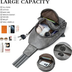 Sling Bag Crossbody Bags for Women Small Cross Body Bag Fanny Packs Chest Sling Purse for Daily Travel Leisure Sport