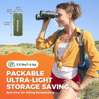 KingCamp Sleeping Pad for Camping, Ultralight Connectable Inflatable Sleeping Pad Camping Mattress with 6.3" Built-in Pillow & Foot Pump for Backpacking Hiking Tent Cot