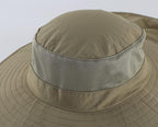 Home Prefer Outdoor UPF50+ Mesh Sun Hat Wide Brim Fishing Hat with Neck Flap Sun Hat for Men Women
