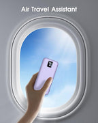 Portable Charger Built-in Cables and AC Wall Plug, 12000mAh power Bank, USB C 22.5W Fast charging Phone Charger ,Compact Lightweight External Battery Pack for iPhones, iPad, Samsung，Tablets, etc.