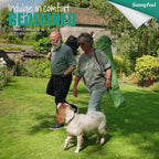 SUNNYFEEL Rocking Camping Chair, Luxury Padded Recliner, Oversized Folding Lawn Chair with Pocket, Heavy Duty for Outdoor/Picnic/Lounge/Patio, Portable Camp Rocker Chairs with Carry Bag