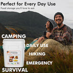 Numanna Family Pack Bucket 5,184 Servings 36-Months Emergency Meal Kit | Easy-to-Prepare, Non-GMO Freeze-Dried Survival Food | Everyday Meals in Resealable Pouches | Made in USA | 25+ Year Shelf Life