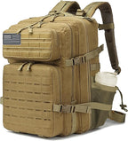 Military Tactical Backpack 45L/25L 3 Day Assault Pack Molle Daypack Hiking Backpack for Men and Women