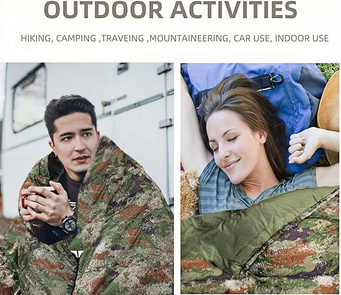 Sleeping Bags for Adults，Lightweight Waterproof Compact Sleeping Bag with Stuff Sack for Warm Camping Cold Hiking Traveling Outdoor Activities