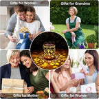 Solar Lanterns Outdoor, Love Mom Lantern Garden Decor Waterproof Decor Light Hanging Solar Lights Yard Decor, Gifts for Women, Gifts for Mom, Gifts for Grandma