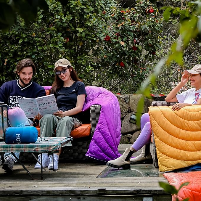 Camping Blanket,Lightweight Puffy Printed Camping Blanket Packable Outdoor Blanket for Camping,Traveling, Stadium, Hiking, Picnics