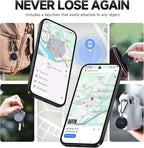 MiLi MiTag Bluetooth Tracker for Android, Smart Air Tracking Tag/Key Finder/Luggage Tracker/Item Locator for Google Find My Device (Find Hub) App, 4 Pack