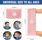 Motion Sickness Bands Anti Nausea Wristband for Adult and Kids Morning Sickness Relief for Pregnant Women Acupressure Nausea Relief for Car, Sea, Air Sickness - 2 Pairs Blue, Pink
