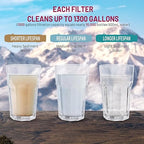 YWF01 Personal Filter Straw for Drinking Survival, Portable Water Purifier Filtration System Survival Gear and Supplies for Camping, Hiking, Travel, and Emergency Preparedness (Plum Red, Pack of 2)