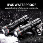 WdtPro Rechargeable Flashlights High Lumens, 2 Pack 10H Long Lasting Super Bright EDC Flashlight, LED Mini Tactical Flash Lights for Camping Emergency, Drop & Water Resistant (Battery Included)