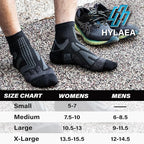 Hylaea Quarter Athletic Running Socks No Blister, Cushion Moisture Wicking Socks for Cycling Sport