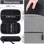co2CREA Case for Anker Zolo Magnetic Power Bank Wireless Portable Charger, Hard Travel Case Compatible with Anker 5,000mAh / 10,000mAh Magsafe Battery Pack (Black Case)