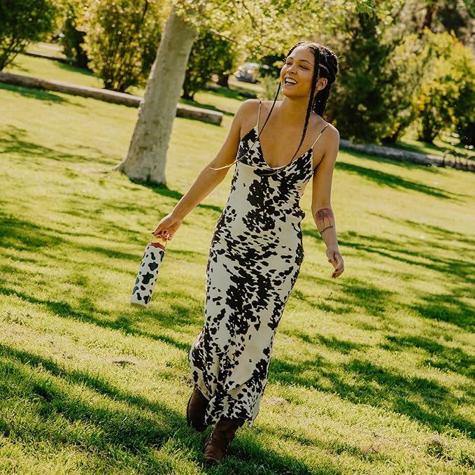 BOTTLE BOTTLE Insulated Water Bottle 24oz with Straw Lid and Handle for Sports Travel Gym Stainless Steel Water Bottles Double-Wall Vacuum Metal Leak Proof BPA-Free