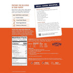 Augason Farms Black Bean Burger Mix Resealable Pouch, Certified Gluten Free, Emergency Food Supply, Everyday Meals, 9 Servings