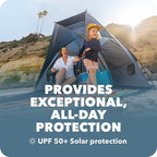 Sport-Brella Suncave UPF 50+ Sun and Rain Canopy for Camping, Beach and Sports Events