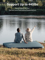 4" Thick Self Inflating Sleeping Pad with Foam, Air Camping Mattress,Innovative Y-Shaped Telescopic Structure,High R-Value and Portable Double Camping Pad for Camping ,Travels, Car, Truck, Hiking