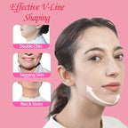 V Line Lifting Mask Chin Strap for Sleeping, Face Lifting Strap, Chin Lifting Mask, Chin Strap, Jawline Shaper, Jaw Strap, Double Chin Reducer, Face Lift Tape & Snoring Solution (Pink-)