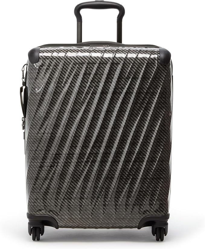 TUMI - 19 Degree Lite 4 Wheel Luggage - Lightweight and Highly Durable, Modern Contour, Hard Shell Men's and Women's Suitcase - 21.75" Continental Carry-On, Black Graphite