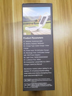 Hapfish Rechargeable Solar Camping Lantern, 5000mAh Battery Powered LED Lights, Dimmable Foldable Waterproof Camping Essentials, Lamp for Power Outages, Camping Gear, Hurricane, Emergency, Indoor