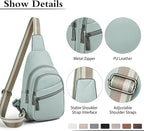 Sling Bag Crossbody Bags for Women Small Cross Body Bag Fanny Packs Chest Sling Purse for Daily Travel Leisure Sport