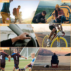 276PCS Hiking First Aid Kit for Home Personal Emergency Supplies Compact Bag for Backpack, First Aid Essentials Survival Kit for Business Travel Car Yellow AMORNING