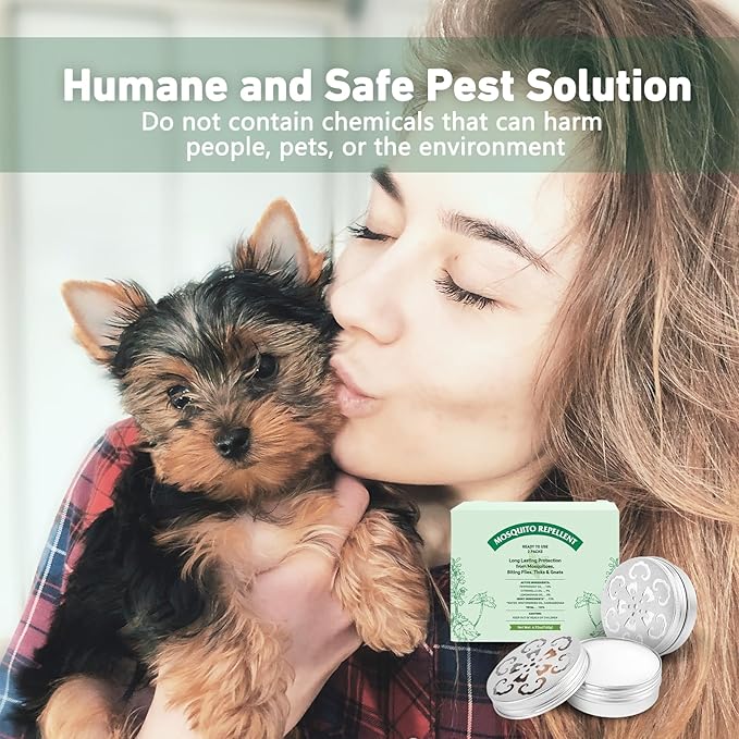 Mosquito Repellent, Peppermint Oil to Repel Mosquito, Ticks, Gnats and Pest, Insect Repellent for Indoor and Outdoor, 2 Packs