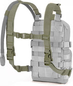 Tactical Small MOLLE Hydration Pack Outdoor Water Bladder Carrier Pack for Vest Backpack