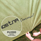 Clostnature Vault Camping Tent with Porch - Waterproof 2 Person Tent for Camping, Easy Setup Lightweight Two Person Shelter for Hiking, Backpacking, Family, Outdoor