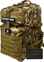 AMERICANPHOENIX 45L Elite Tactical Backpack | 3X Stronger Work & Military Backpack | Water Resistant and Heavy Duty | 3 Day MOLLE Bug Out Bag (Military OCP)