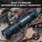 Powertac M6 G3 Tradesman Flashlight – 2030 Lumens, 330m Long Throw, Magnetic Tail, Rechargeable Compact EDC LED Light for Camping, Hiking, and Outdoor Use