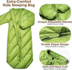 T40 Toddler Sleeping Bags Boys Girls | Ages 2-4 | Puffy Kids Sleeping Bag Camping Sleepovers |up to 46 in| Lightweight Compact Comfort for Indoor Outdoor Machine Washable