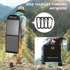 60W Portable Foldable Solar Panels Chargers with PD3.0 PD45W USB-C QC3.0 USB-A 18V DC MC4 Outputs for Camping Backpacking RV Trip Fast Charging for Small Power Station Generator Cell Phone Power Bank