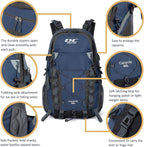 Diamond Candy Waterproof Hiking Backpack for Men and Women, Lightweight Day Pack for Travel Camping